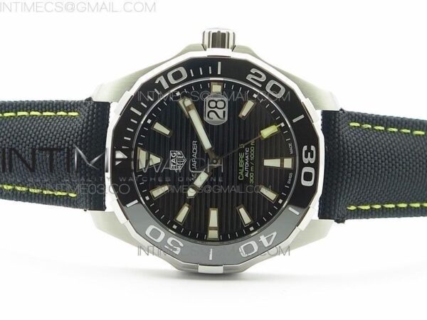 AQUARACER CALIBRE 41MM BLACK SS - Image 2