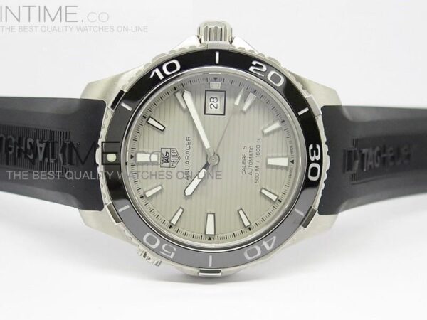 AQUARACER SS GREY DIAL BLACK - Image 5