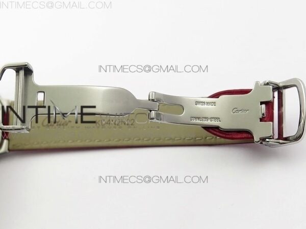 Ballon Bleu 33mm SS AF Red Dial on Red Croco Leather Strap - Image 13
