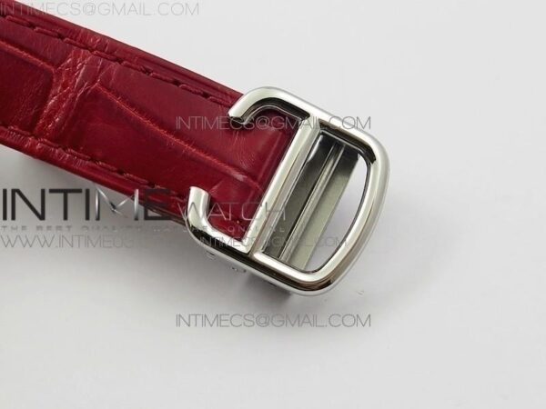 Ballon Bleu 33mm SS AF Red Dial on Red Croco Leather Strap - Image 17