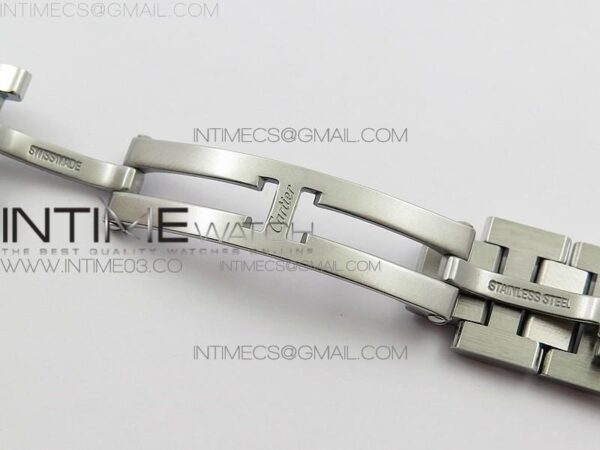 Ballon Bleu 33mm SS AF White Textured Dial on SS Bracelet - Image 5
