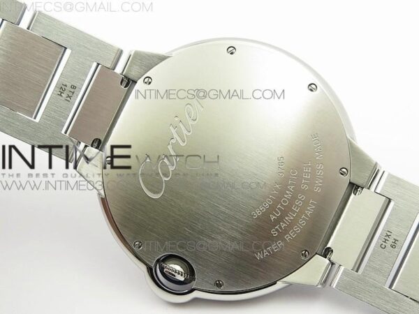 Ballon Bleu 42mm SS AF  Black Texture Dial on SS Bracelet - Image 15
