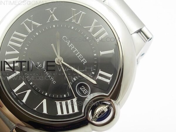 Ballon Bleu 42mm SS AF  Black Texture Dial on SS Bracelet - Image 8