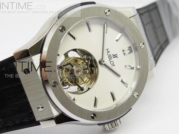 BIG BANG CLASSIC FUSION SS WHITE DIAL FLYING TOURBILLION - Image 3