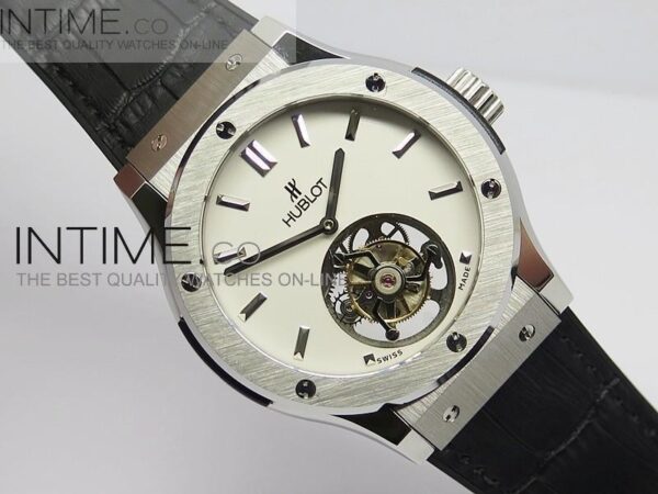BIG BANG CLASSIC FUSION SS WHITE DIAL FLYING TOURBILLION - Image 4