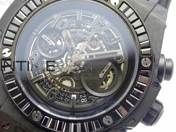 BIG BANG UNICO 45.5MM CARBON/BLACK DIAMOND BEZEL - Image 4