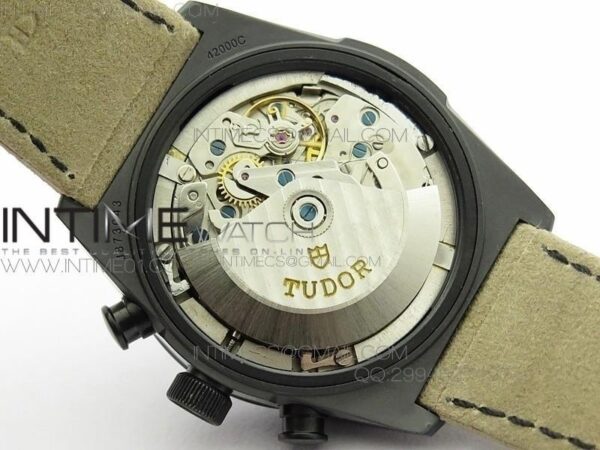 BLACK SHIELD REAL CERAMIC ZF 1:1 BEST EDITION ON BROWN LEATHER STRAP A7753 - Image 11