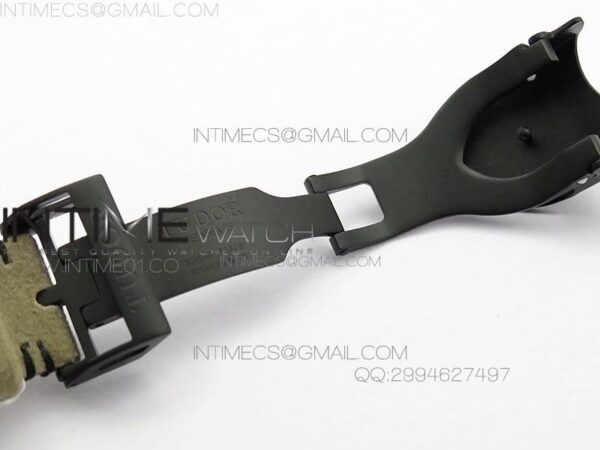 BLACK SHIELD REAL CERAMIC ZF 1:1 BEST EDITION ON BROWN LEATHER STRAP A7753 - Image 7