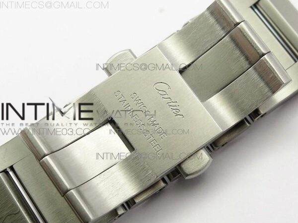 Calibre de Cartier Diver SS JF Blue Dial on SS Bracelet 23J - Image 12