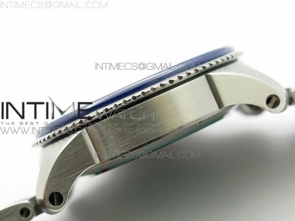 Calibre de Cartier Diver SS JF Blue Dial on SS Bracelet 23J - Image 6