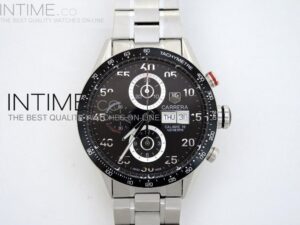 Carrera 43mm Chrono Day Date A7750 SS