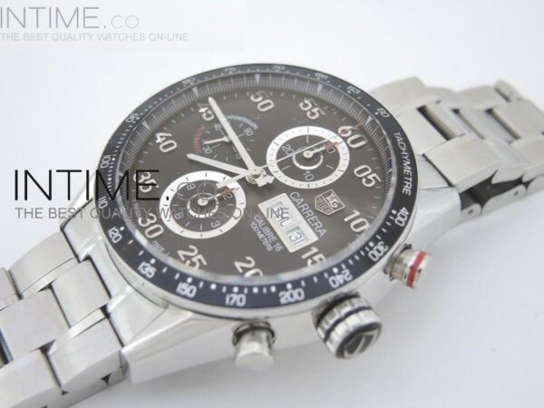 Carrera 43mm Chrono Day Date A7750 SS - Image 4