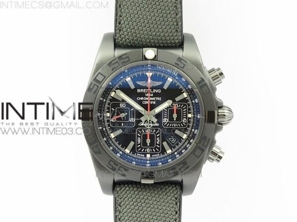 CHRONOMAT 44MM BLACKSTEEL GF