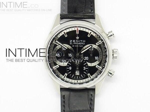 El Primero Chrono SS Black Dial