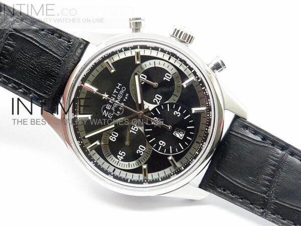 El Primero Chrono SS Black Dial - Image 2