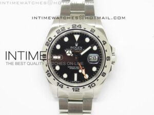EXPLORER II 42MM 216570 SS BP BLACK DIAL A3187