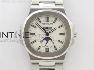 NAUTILUS MOONPHASE SS V3 KMF WHITE DIAL