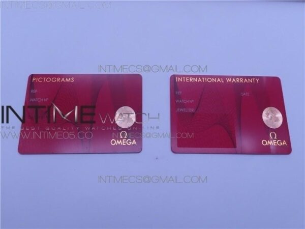 OMEGA BAG WARRANTY CARD - Image 5