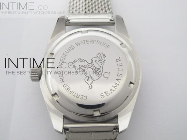 OMEGA VINTAGE SEAMASTER 300 DATE SS/ME BLK A-2836 - Image 5