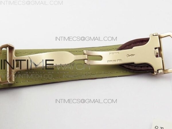 Rotonde Flying Tourbillon RG BLF White Dial on Brown Leather Strap V2 - Image 12