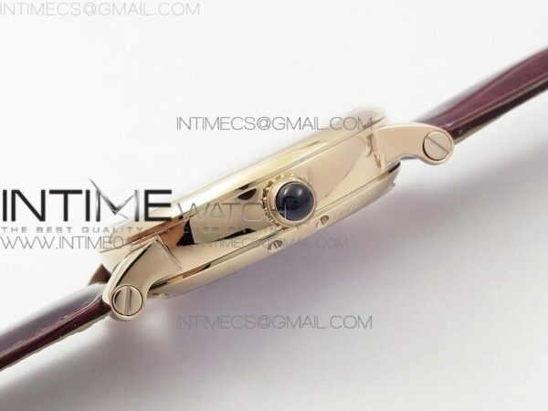 Rotonde Flying Tourbillon RG BLF White Dial on Brown Leather Strap V2 - Image 4
