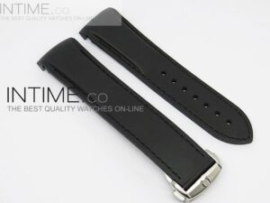 RUBBER STRAP FOR 45MM CERAMIC PLANET OCEAN BLACK