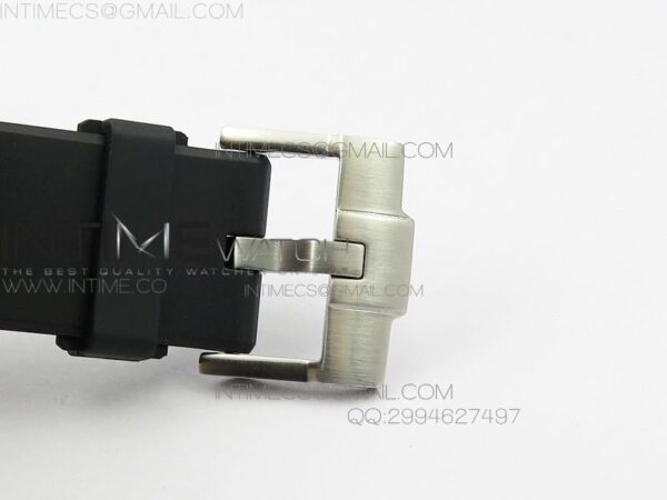 RUBBERB WHITE LINE RUBBER STRAP WITH TANG BUCKLE FOR SUBMARINER - Image 3