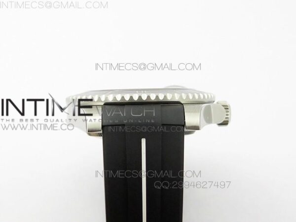 RUBBERB WHITE LINE RUBBER STRAP WITH TANG BUCKLE FOR SUBMARINER - Image 6