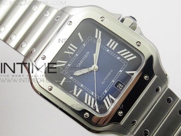 Santos de Cartier 40mm 2018 SS/YG BVF RG Bezel White Dial on SS/YG SmartLinks Bracelet - Image 2