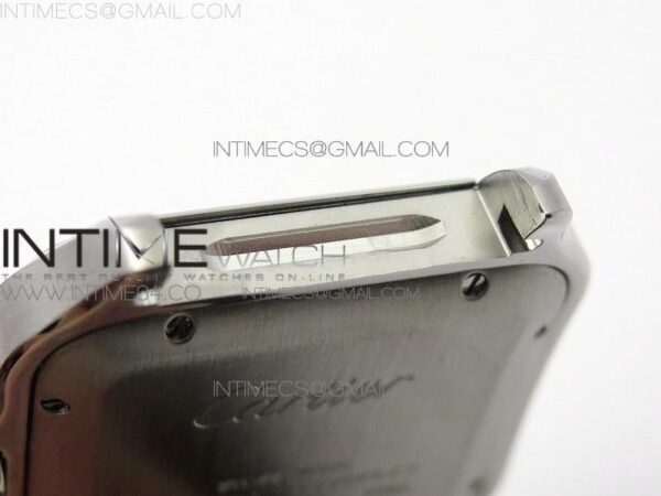 Santos de Cartier 40mm 2018 SS/YG BVF RG Bezel White Dial on SS/YG SmartLinks Bracelet - Image 11
