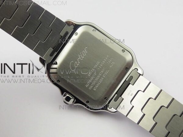Santos de Cartier 40mm 2018 SS/YG BVF RG Bezel White Dial on SS/YG SmartLinks Bracelet - Image 14