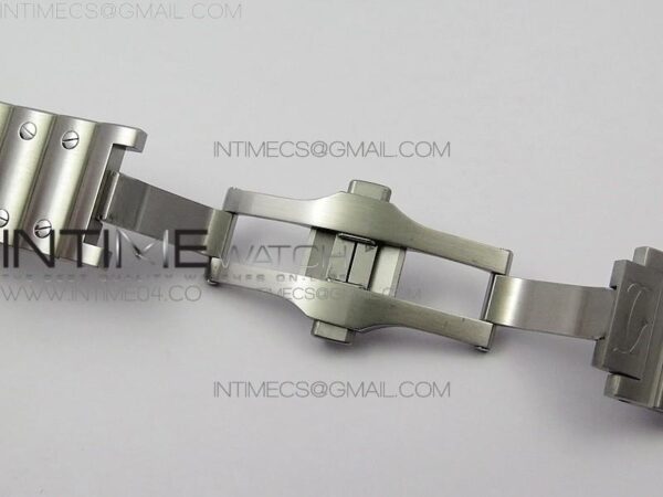 Santos de Cartier 40mm 2018 SS/YG BVF RG Bezel White Dial on SS/YG SmartLinks Bracelet - Image 20
