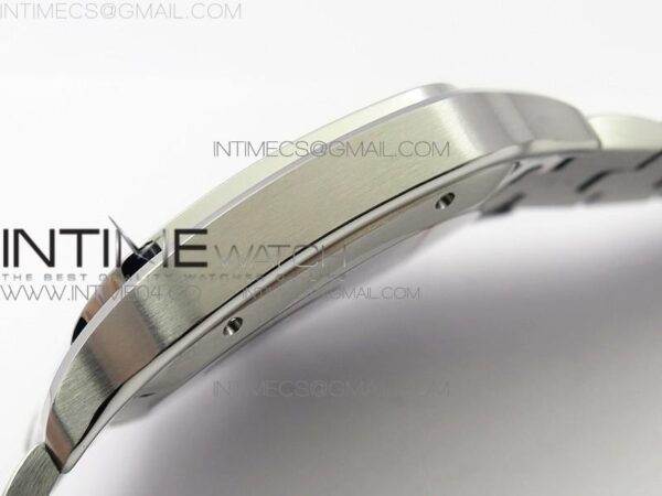 Santos de Cartier 40mm 2018 SS/YG BVF RG Bezel White Dial on SS/YG SmartLinks Bracelet - Image 5
