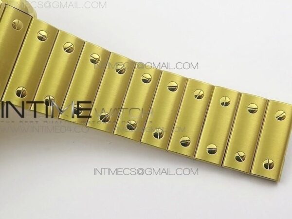 Santos de Cartier 40mm 2018 BVF  YG White Dial on YG SmartLinks Bracelet - Image 15