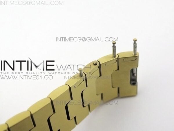 Santos de Cartier 40mm 2018 BVF  YG White Dial on YG SmartLinks Bracelet - Image 16