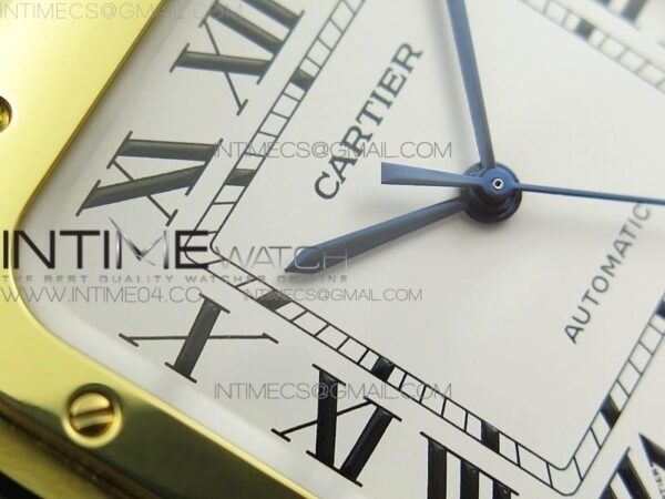 Santos de Cartier 40mm 2018 BVF  YG White Dial on YG SmartLinks Bracelet - Image 5