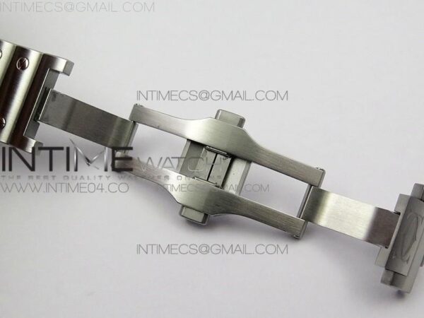 Santos de Cartier 40mm 2018 SS/RG BVF RG Bezel White Dial on SS/RG SmartLinks Bracelet - Image 11