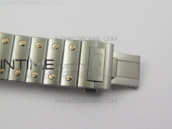 Santos de Cartier 40mm 2018 SS/RG BVF RG Bezel White Dial on SS/RG SmartLinks Bracelet - Image 13