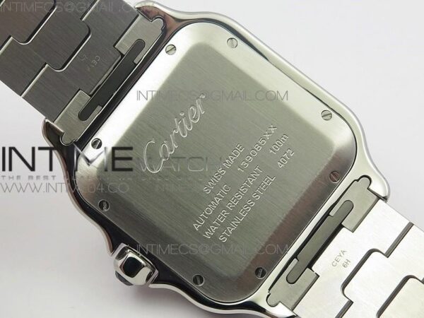 Santos de Cartier 40mm 2018 SS/RG BVF RG Bezel White Dial on SS/RG SmartLinks Bracelet - Image 17