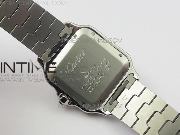 Santos de Cartier 40mm 2018 SS/RG BVF RG Bezel White Dial on SS/RG SmartLinks Bracelet - Image 21