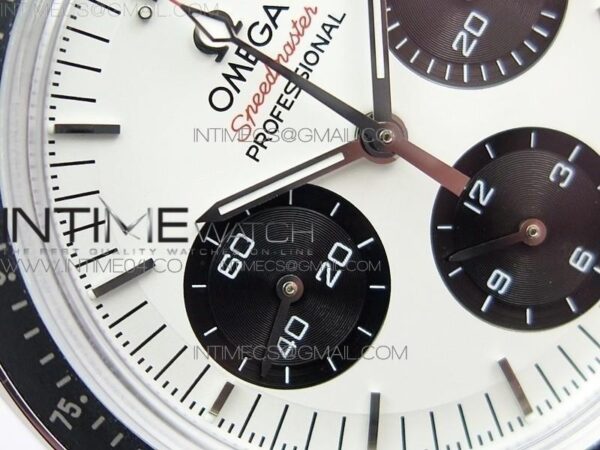 SPEEDMASTER SS SAPPHIRE CRYSTAL PANDA WHITE DIAL - Image 5