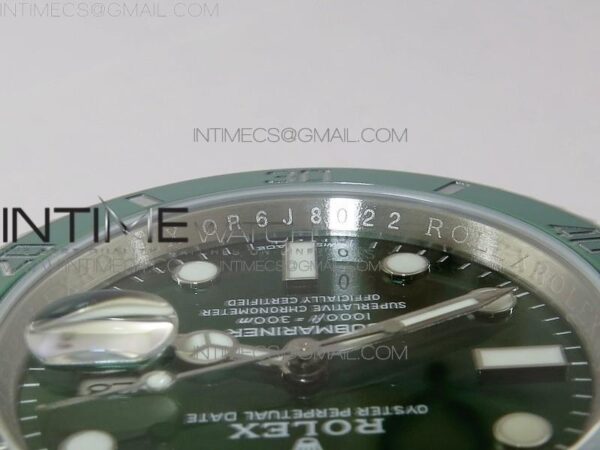 Submariner 116610 LV Green Ceramic 904L jubilee BP - Image 7