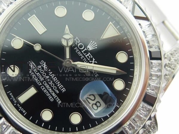 SUBMARINER BLACK DIAMOND BEZEL SS - Image 3