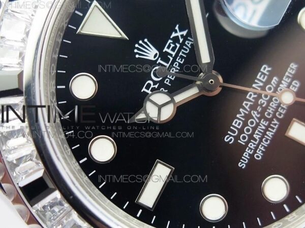 SUBMARINER BLACK DIAMOND BEZEL SS - Image 5