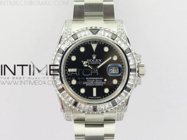 SUBMARINER BLACK DIAMOND BEZEL SS