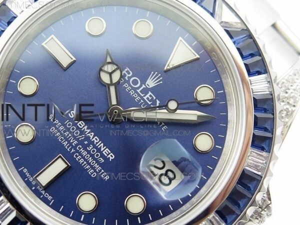 SUBMARINER BLUE DIAMOND REPLICA - Image 4