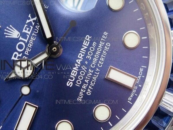 SUBMARINER BLUE DIAMOND REPLICA - Image 6