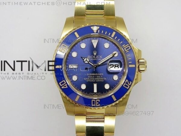 SUBMARINER 116618LB FULL WRAPPED SWISS ETA 2836