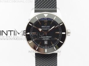SUPER OCEAN HERITAGE BLACK CERAMIC BEZEL SS