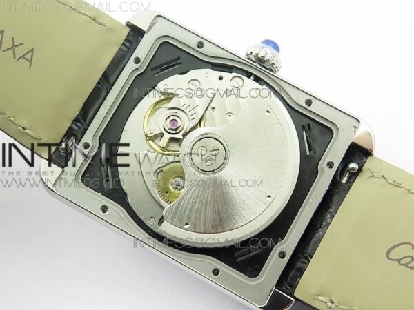 Tank Solo 41mm SS KZF  White Dial on Black Leather Strap - Image 14